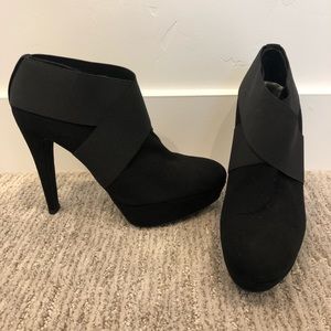 Stuart Weitzman Black Suede Kilgore Bootie